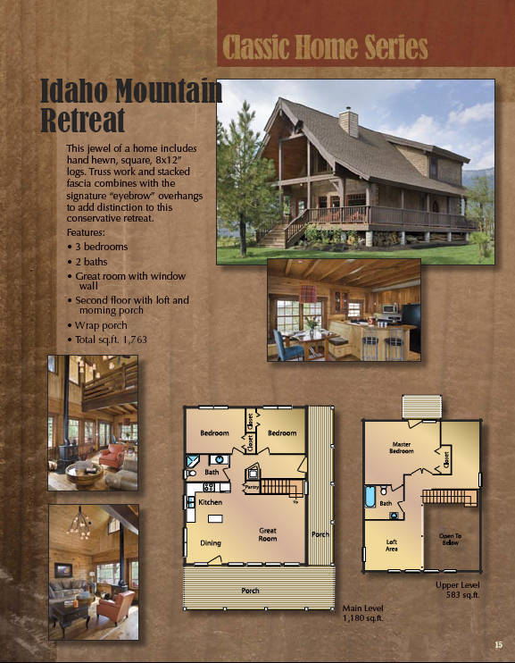 Idaho Mountain - 163 m² Wohnfläche - 3 Schlafzimmer - 2 Bäder